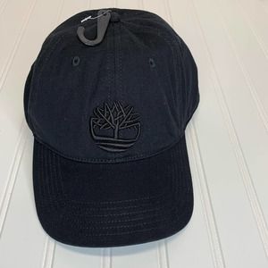 Timberland Black Embroidered Baseball Hat Black